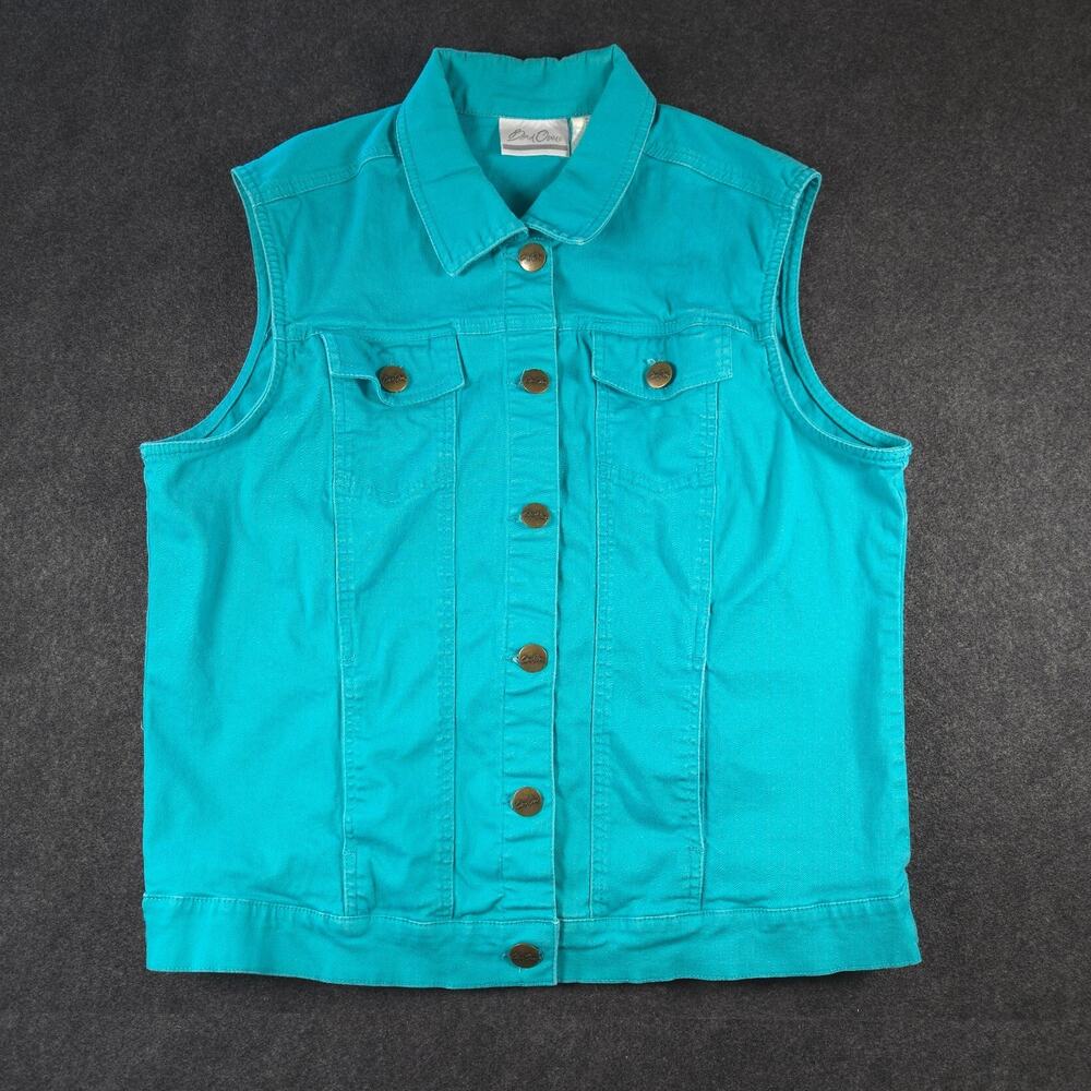 Bend Over Levi Strauss & Co Vintage Denim VEST AND JEANS Set Turquois Grannycore